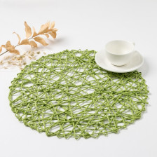 Салфетка d=38 см Доляна Трава зеленая 4360989