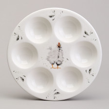 Блюдо для 6-ти яиц LEFARD FUNNY HENS 358-2292
