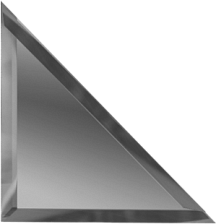 Плитка зеркальная (200х200) ТЗГ1-02 треугольник графит (ДСТ, Россия)