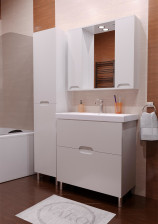 Тумба с раковиной VAKO Лия Moduo Slim -80 2ящика