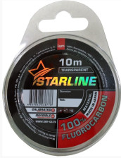 Леска флюорокарбоновая IAM STARLINE 100% 10М (transparent) d0.40