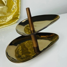 Фруктовница 2-х ярусная 29,5/24 см LENARDI 232-019