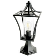 Светильник садово-парковый 60W Е27 черный PL734 столб 0,45м