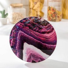 Доска разделочная стекл 20 см Жеода 6918709