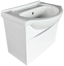 Тумба с раковиной VAKO Нептун Роса -60 подвесная, 1ящик 20675