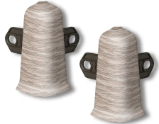 Угол наружный Идеал Деконика дуб латте с кронштейном 55 мм