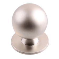 Ручка-кнопка RC006 SC хром матовый