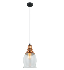 Светильник подвес  DLC-V401 E27 COPPER Vintage розовая медь