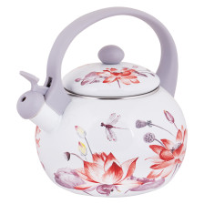 Чайник эмалированный 2,0 л свисток Lotus TM  FT7-LT