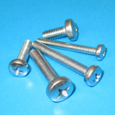 Винт М5х16 DIN7985 полуцилиндр 10 шт