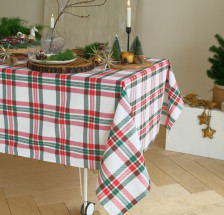 Скатерть репс Этель Holiday decoration Цвет: Зеленый, Размер: 149х250