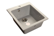 Мойка 430х510 искусственный камень (310) серый GF-P505