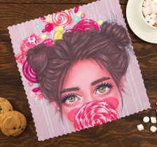 Полотенце полиэстер 30х30 Этель Love Life "Сладкоежка" 4437270