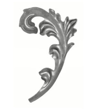 Лист кованый SK25.02.4R 90х145мм