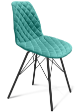 Стул SHT-ST29-C12/S37 голубая лагуна/черный муар