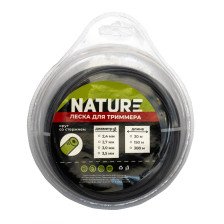 Леска для триммера NATURE круг со стержнем 3.0мм 30м 