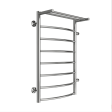 Полотенцесушитель "Классик" П8 500х800 с полкой, боковое подключение 500 нерж сталь Терминус