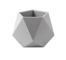 Кашпо Абремо 0,72л серый жемчуг КШ-1754