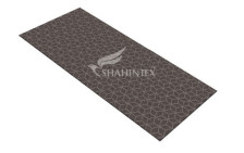 Коврик влаговпитывающий SHAHINTEX ПРАКТИК "Соты" антискользящий 80х120 мокко 02