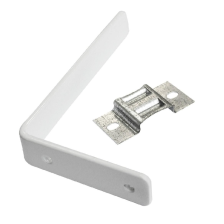 Держатель настенный с креплением 18 см белый Эскар