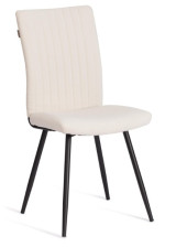 Стул Monte Carlo [велюр, молочный/черный, 4, 49х51х93]