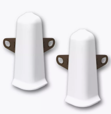 Угол наружный Идеал Деконика белый глянцевый 70 мм