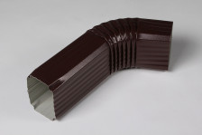 Колено прямоугольное коричневое