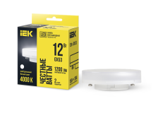 Лампа светодиодная GX53 12W/4000 IEK