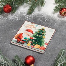 Подставка под горячее 10,8х10,8 см Новогоднее настроение 6260376
