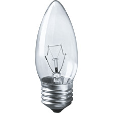 Лампа B CL 40W Е27 (свеча прозрачная) Navigator