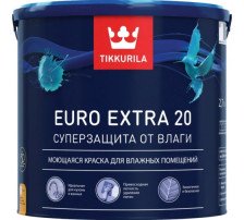 Краска для влажных помещений EURO EXTRA 20 C (2,7л) TIKKURILA