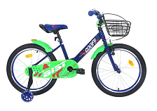 Велосипед Aist Goofy 16, 1 скорость, стальная рама 16",зеленый (16")