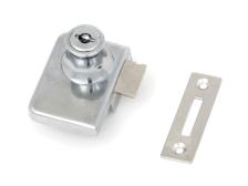 Замок мебельный для двойной стеклянной двери №805 хром