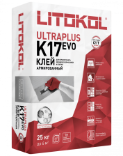 Клей плиточный профессиональный К17 Эво Ультраплюс (25кг) Литокол