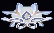 Люстра СТ АР55529/5+5 WT 240W D820х120мм 3000-6500K 