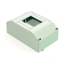 Корпус без двери ЩРН-П-2/4 модуля IP30 пластиковый белый DEKraft 31031DEK