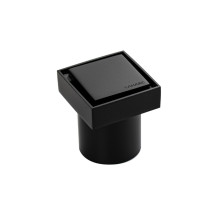 Трап САНАКС 60х60мм вертикальный сухой, нерж сталь/черный 1189