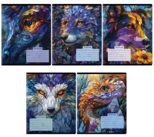 Тетрадь 18 л клетка BG Витраж