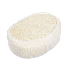 Мочалка люффа спонж мягкий с хлопком 40002