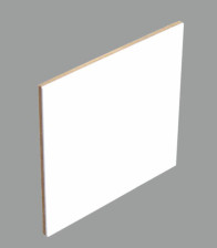 Добор для F-наличника белый (5х100х2070мм) (Kapelli)