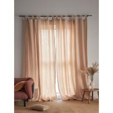 Штора Essential муслин бежевая 150х290 см