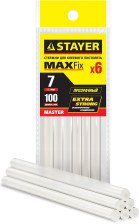 Тубы для клеящего пистолета (прозрачные) STAYER, 7х100мм, 6шт 2-06817-Т-S06