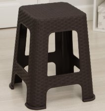 Табурет пластмассовый большой 45см Ротанг