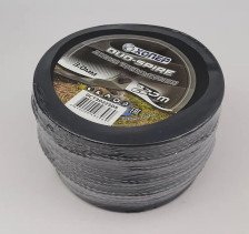 Леска Хопер DUO-SPIRE  крученный квадрат 3мм х 3LB 222 м бобина серая