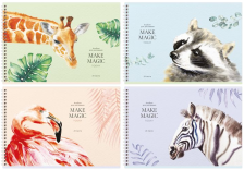 Альбом для рисования 24 л А4 BG Make magic на гребне