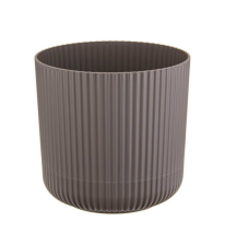 Кашпо с поддоном Вельвет 2,5л французский серый