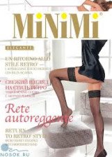 Чулки MINIMI RETE 1/2 caramell