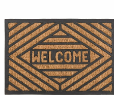 Коврик кокосовый Welcome Ромб 40х60см SANSTEP