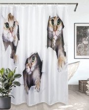 Штора для ванной комнаты 180x200см CAT 3 (white) ch-21328