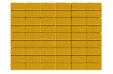 Плитка тротуарная Прямоугольник желтый 4мм